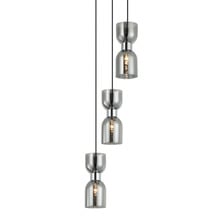 Clessidra Iron 3 Light Pendant